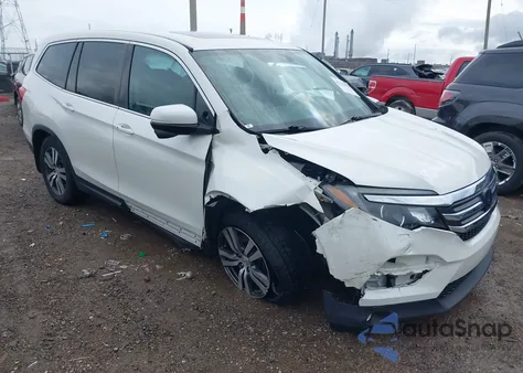 2016 Honda Pilot Ex-L из США, поврежденный, VIN 5FNYF6H57GB068134